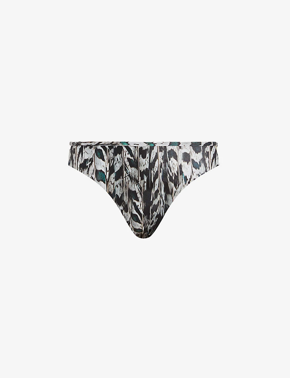 AllSaints Heidi Ines Low-rise Stretch Recycled-polyamide Bikini Bottoms