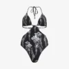 AllSaints Peri Mia Cut-out Stretch Recycled-polyamide Swimsuit