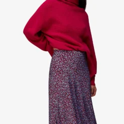 Whistles Floral Garden Bias-cut Viscose Skirt 7 Whistles Floral Garden Bias-cut Viscose Skirt -Outlet Pique Style Store R04085625 MULTICOLOURED ALT02