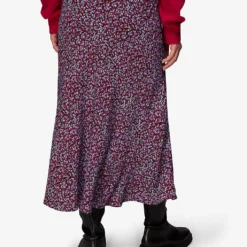 Whistles Floral Garden Bias-cut Viscose Skirt 8 Whistles Floral Garden Bias-cut Viscose Skirt -Outlet Pique Style Store R04085625 MULTICOLOURED ALT03