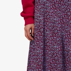 Whistles Floral Garden Bias-cut Viscose Skirt 9 Whistles Floral Garden Bias-cut Viscose Skirt -Outlet Pique Style Store R04085625 MULTICOLOURED ALT04