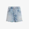 AllSaints Libby High-rise Stretch-denim Shorts