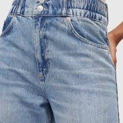 AllSaints Hailey Wide-leg High-rise Jeans -Outlet Pique Style Store R04087431 LIGHTINDIGO ALT04