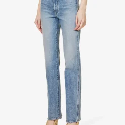 Danielle Straight-leg High-rise Stretch-denim Jeans -Outlet Pique Style Store R04089908 BRYCESTRETCH ALT02