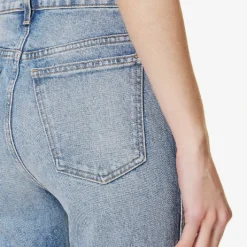 Abigail Faded-wash Straight Mid-rise Stretch-denim Jeans -Outlet Pique Style Store R04089910 BRYCESTRETCH ALT05