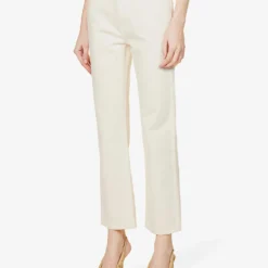 Abigail Straight-leg Mid-rise Denim Jeans 8 Abigail Straight-leg Mid-rise Denim Jeans -Outlet Pique Style Store R04089914 IVORYRIGID ALT02