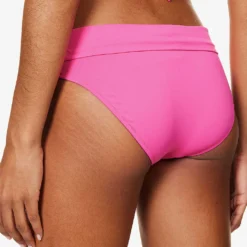 Melissa Odabash Brussels Mid-rise Bikini Bottoms -Outlet Pique Style Store R04090044 FUCHSIA ALT03