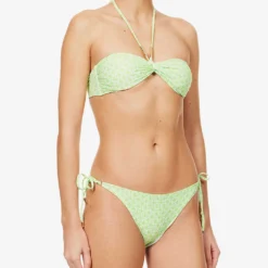 Melissa Odabash Canary Geometric-print Bikini Top -Outlet Pique Style Store R04090050 LINKSLIME ALT02