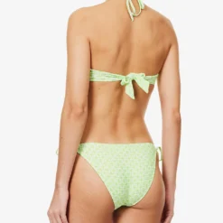 Melissa Odabash Canary Geometric-print Bikini Top -Outlet Pique Style Store R04090050 LINKSLIME ALT03