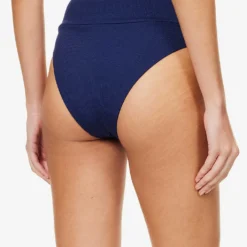 Melissa Odabash Hamptons High-rise Bikini Bottoms 8 Melissa Odabash Hamptons High-rise Bikini Bottoms -Outlet Pique Style Store R04090056 NAVYRIDGES ALT03