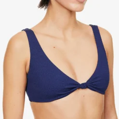 Melissa Odabash Hamptons Scoop-neck Bikini Top -Outlet Pique Style Store R04090057 NAVYRIDGES ALT04