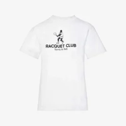 Raquet Graphic-print Cotton-jersey T-shirt