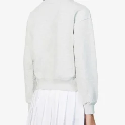 Logo-embroidered Cotton-jersey Polo Shirt -Outlet Pique Style Store R04090275 HEATHERGRAYNAVY ALT03