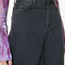 Acne Studios 1993 Faded-wash Straight Mid-rise Jeans -Outlet Pique Style Store R04090400 DARKGREY ALT04