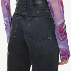 Acne Studios 1993 Faded-wash Straight Mid-rise Jeans -Outlet Pique Style Store R04090400 DARKGREY ALT05