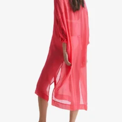 Reiss Ava Sheer Chiffon Kaftan -Outlet Pique Style Store R04091636 PINK ALT03