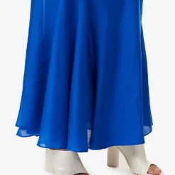 TOVE Erin Cowl-neck Stretch-silk Maxi Dress -Outlet Pique Style Store R04096551 DEEPESTBLUE ALT04