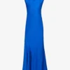 TOVE Erin Cowl-neck Stretch-silk Maxi Dress