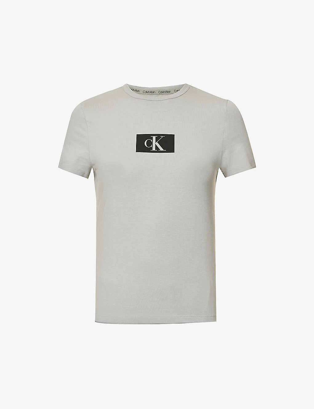 Calvin Klein 1996 Brand-patch Cotton And Recycled-cotton T-shirt 1 Calvin Klein 1996 Brand-patch Cotton And Recycled-cotton T-shirt