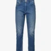 Isabel Marant Etoile Nea Mid-rise Tapered-leg Jeans
