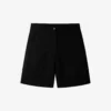 Longline Relaxed-fit Linen Shorts