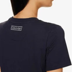 Calvin Klein Reimagined Heritage Logo-print Stretch-cotton T-shirt 7 Calvin Klein Reimagined Heritage Logo-print Stretch-cotton T-shirt -Outlet Pique Style Store R04097697 NIGHTSKY ALT03