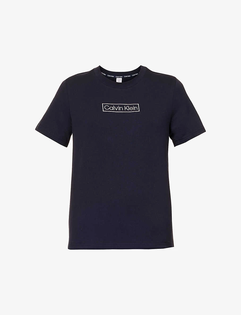 Calvin Klein Reimagined Heritage Logo-print Stretch-cotton T-shirt 1 Calvin Klein Reimagined Heritage Logo-print Stretch-cotton T-shirt
