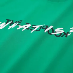 THE KOOPLES Slogan-print Cotton-jersey T-shirt -Outlet Pique Style Store R04097849 GRN01 ALT01