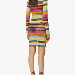 Missoni Zigzag Semi-sheer Knitted Cover-up -Outlet Pique Style Store R04100161 MULTIDARKCHEVRON ALT03