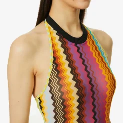 Missoni Zigzag Semi-sheer Mesh Cover-up -Outlet Pique Style Store R04100162 MULTIDARKCHEVRON ALT04