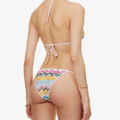 Missoni Abstract-patterned Triangle Rayon Bikini 9 Missoni Abstract-patterned Triangle Rayon Bikini -Outlet Pique Style Store R04100165 BT004RMULTICHEVRON ALT03