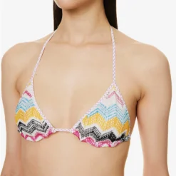 Missoni Abstract-patterned Triangle Rayon Bikini 10 Missoni Abstract-patterned Triangle Rayon Bikini -Outlet Pique Style Store R04100165 BT004RMULTICHEVRON ALT04