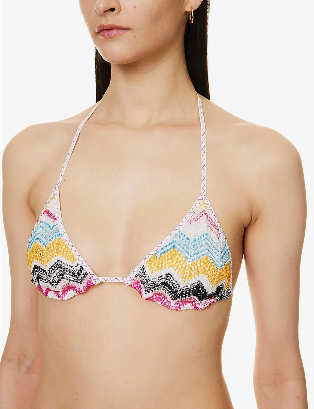 Missoni Abstract-patterned Triangle Rayon Bikini 5 Missoni Abstract-patterned Triangle Rayon Bikini - Image 5