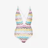 Missoni Chevron-knit V-neck Swimsuit