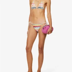 Missoni Zigzag-pattern Triangle Knitted Bikini Set 7 Missoni Zigzag-pattern Triangle Knitted Bikini Set -Outlet Pique Style Store R04100175 KRG009TVARMULTICOLOR ALT01