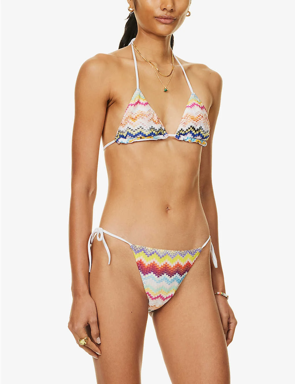 Missoni Zigzag-pattern Triangle Knitted Bikini Set 3 Missoni Zigzag-pattern Triangle Knitted Bikini Set - Image 3