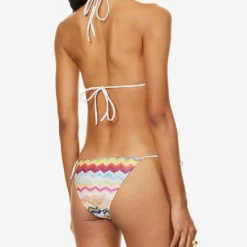 Missoni Zigzag-pattern Triangle Knitted Bikini Set 9 Missoni Zigzag-pattern Triangle Knitted Bikini Set -Outlet Pique Style Store R04100175 KRG009TVARMULTICOLOR ALT03