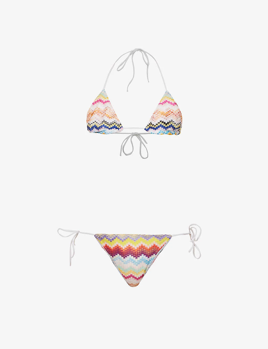 Missoni Zigzag-pattern Triangle Knitted Bikini Set 1 Missoni Zigzag-pattern Triangle Knitted Bikini Set