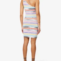 Missoni Spacedyed One-shoulder Stretch-woven Cover-up 8 Missoni Spacedyed One-shoulder Stretch-woven Cover-up -Outlet Pique Style Store R04100182 BT004KMULTISPACEDYED ALT03