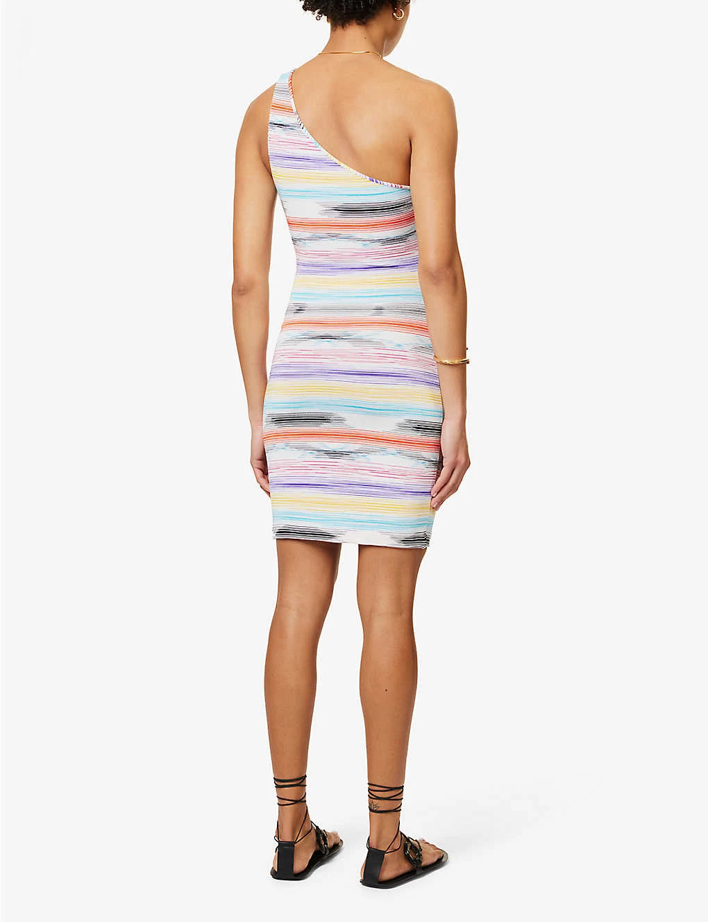 Missoni Spacedyed One-shoulder Stretch-woven Cover-up 4 Missoni Spacedyed One-shoulder Stretch-woven Cover-up - Image 4