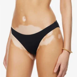 Melissa Odabash Barcelona High-leg Mid-rise Bikini Bottoms -Outlet Pique Style Store R04100764 BLACK ALT02