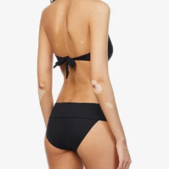 Melissa Odabash Brussels Ring-embellished Halter-neck Bikini Top -Outlet Pique Style Store R04100767 BLACK ALT03