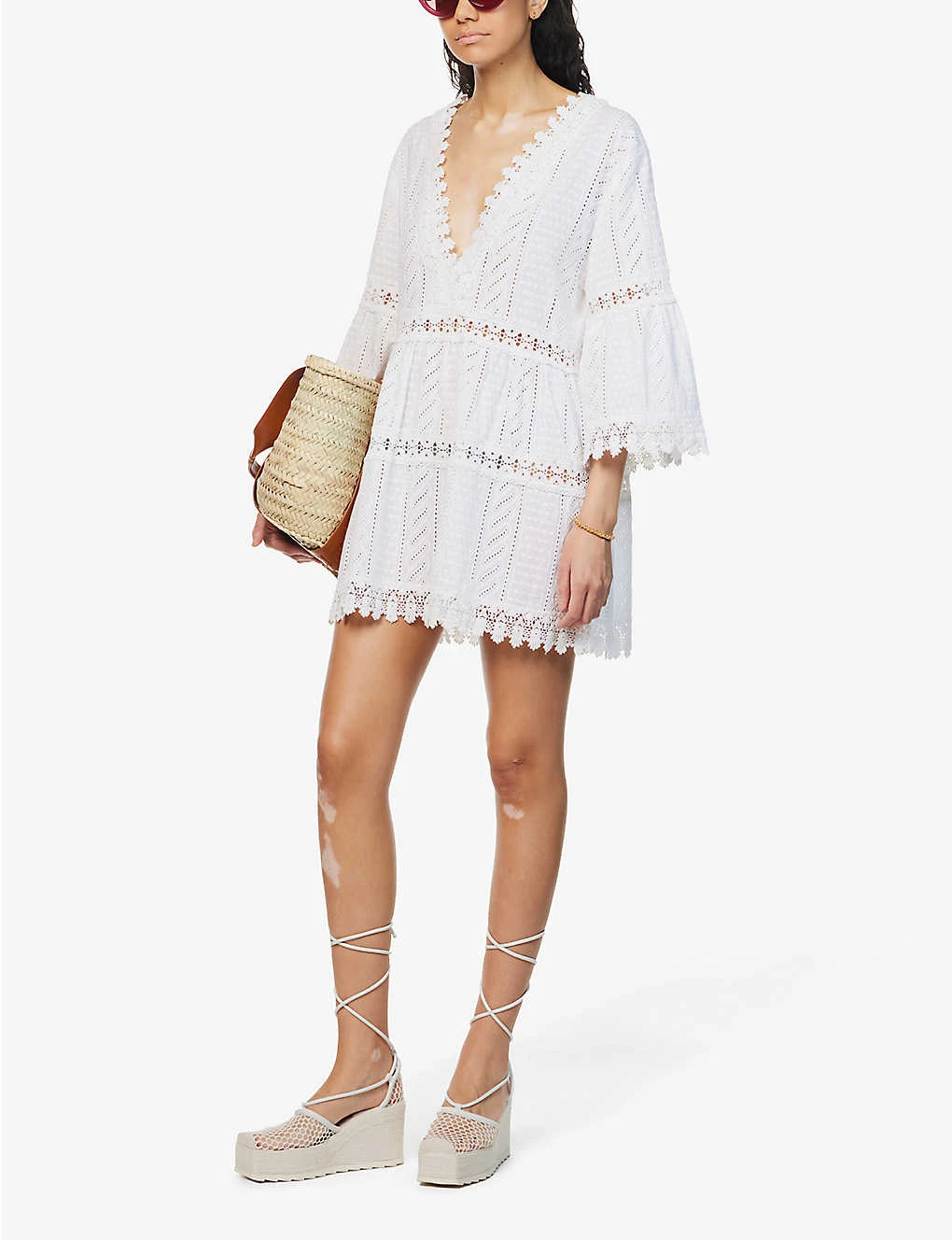 Melissa Odabash Victoria Semi-sheer Cotton Cover-up 2 Melissa Odabash Victoria Semi-sheer Cotton Cover-up - Image 2