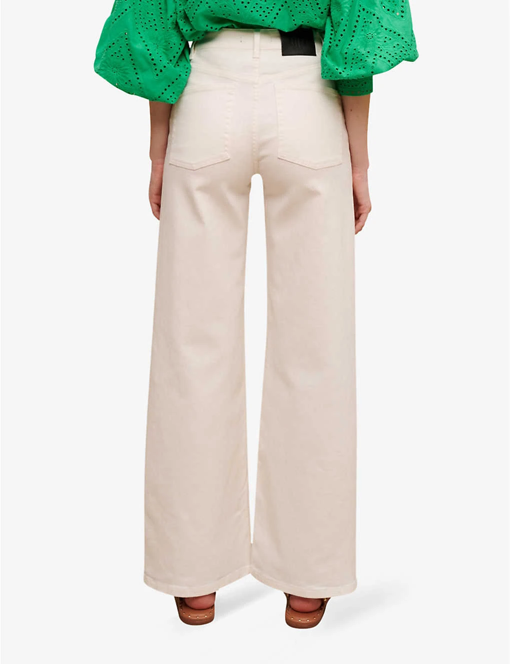 Maje Wide-leg High-rise Jeans 4 Maje Wide-leg High-rise Jeans - Image 4