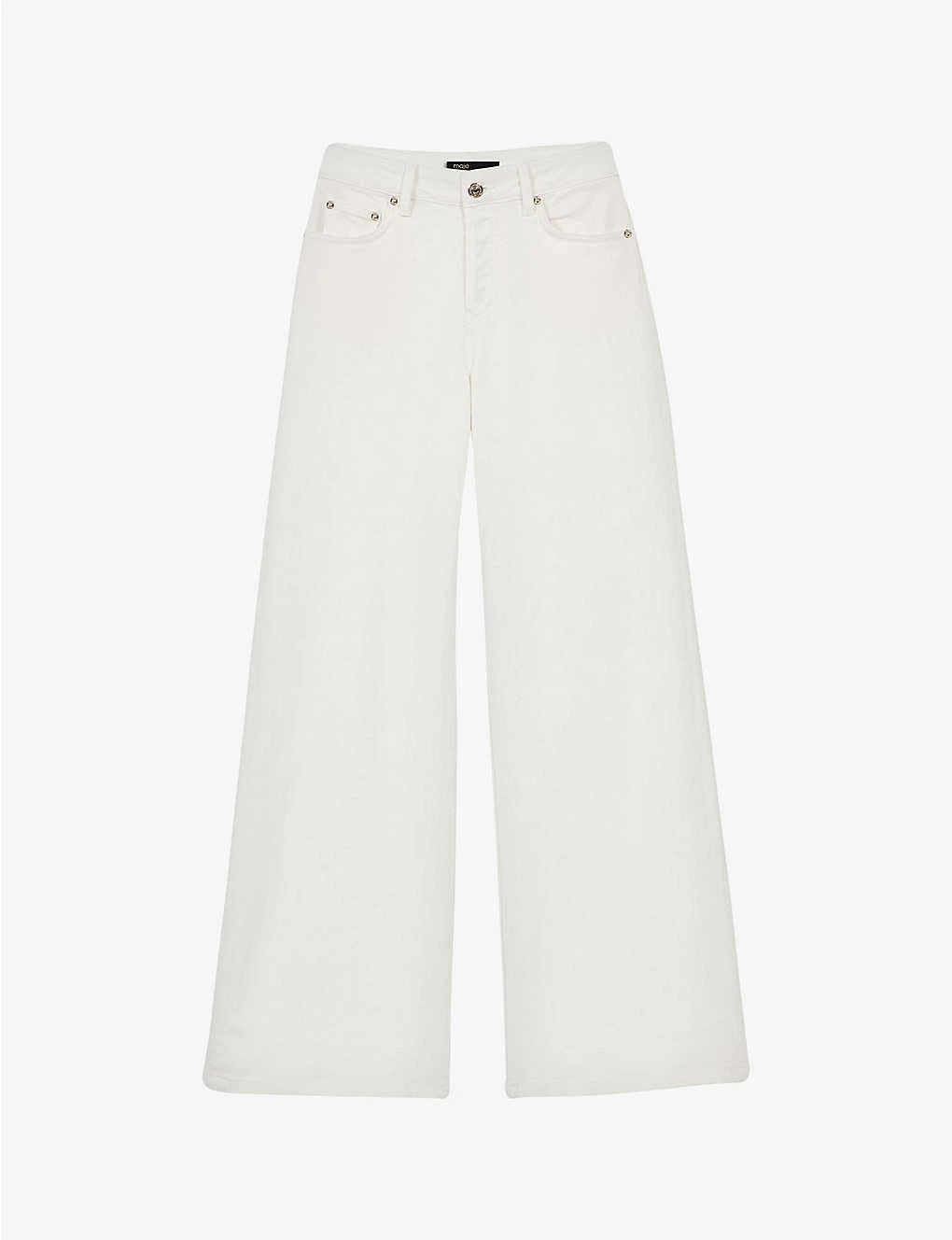 Maje Wide-leg High-rise Jeans 1 Maje Wide-leg High-rise Jeans