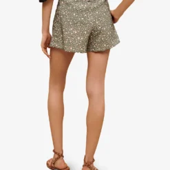 Maje Floral-print Mid-rise Woven Shorts -Outlet Pique Style Store R04101488 IMPRIME ALT03