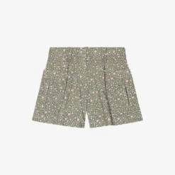 Maje Floral-print Mid-rise Woven Shorts