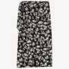 Maje Jimier Graphic-print Wrap Woven Midi Skirt