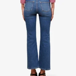 Maje Papala Straight-leg Cropped Stretch-denim Jeans 8 Maje Papala Straight-leg Cropped Stretch-denim Jeans -Outlet Pique Style Store R04101709 BLEUS ALT03