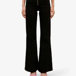 Maje Pidra Flared High-rise Jeans -Outlet Pique Style Store R04101710 NOIRGRIS ALT02
